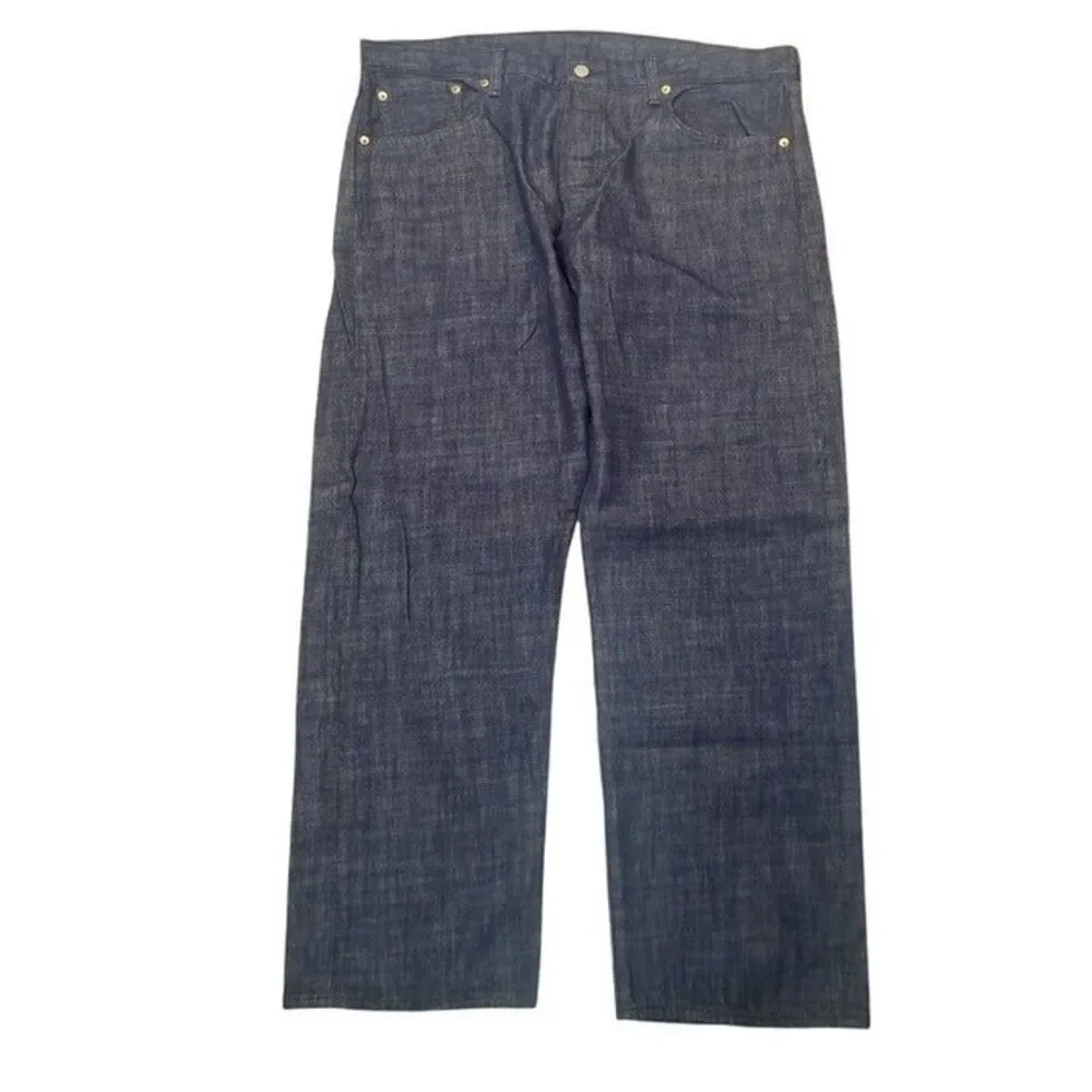 LEVIS 501XX Mens 40 X 30 White Oak Cone Denim Button Fly Blue Jeans